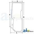 A & I Products Glass, LH Door 62" x34" x4" A-T167508